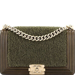 Chanel Boy Flap Bag Shearling With #205757C36B